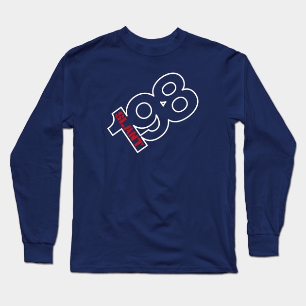 198 Slant 6 - Wedge (Reverse) Long Sleeve T-Shirt by jepegdesign